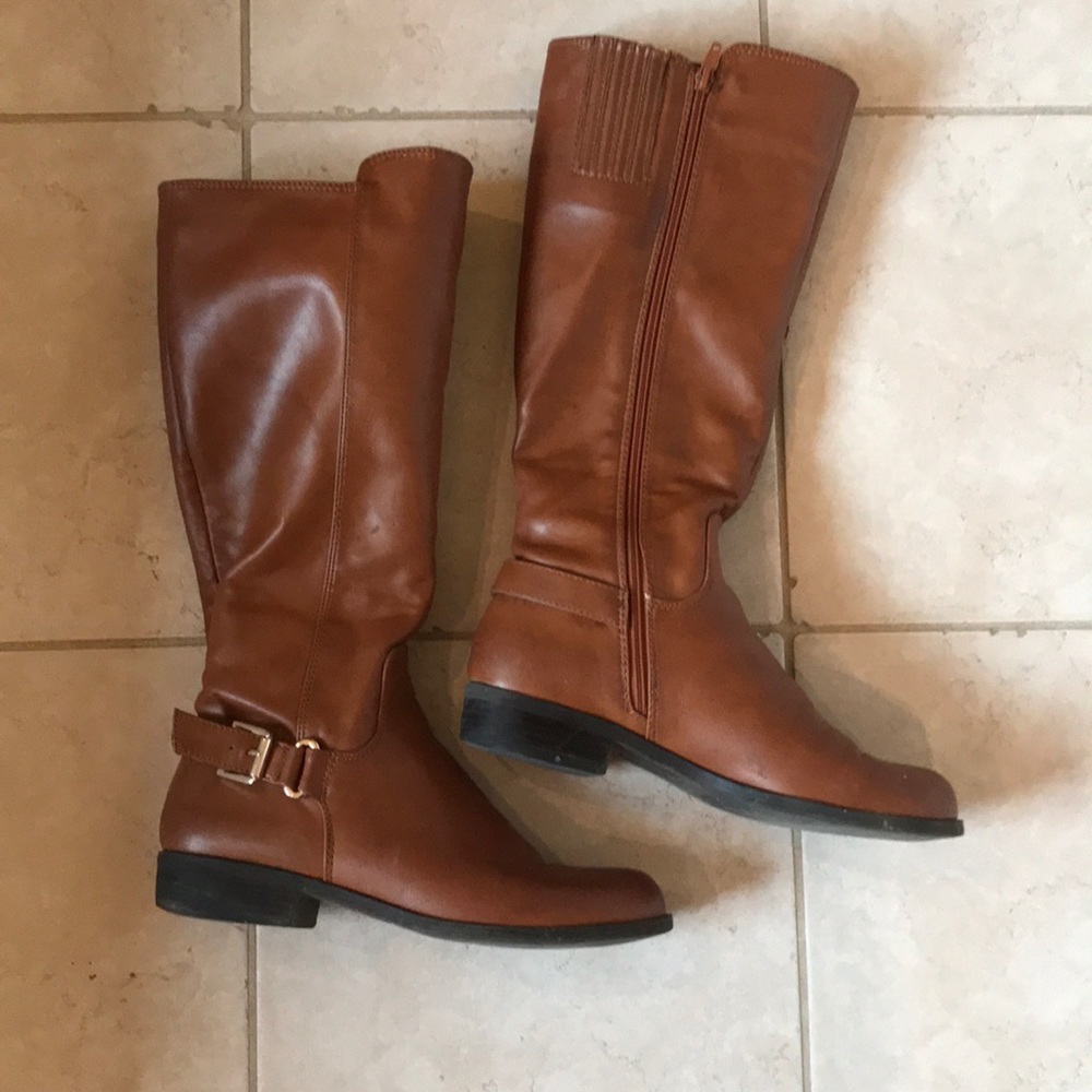 Alfani Riding Boots Brown Size 8.5